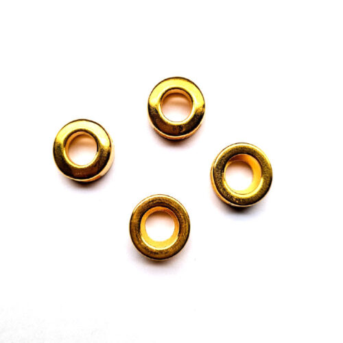 Schuiver rond open, 14mm, DQ Goud