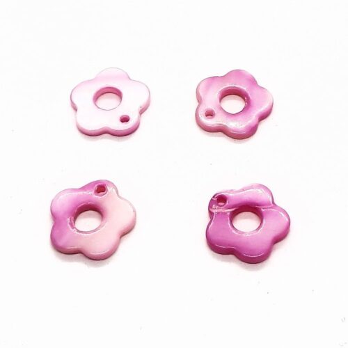 Schelphanger bloem, Roze 12mm